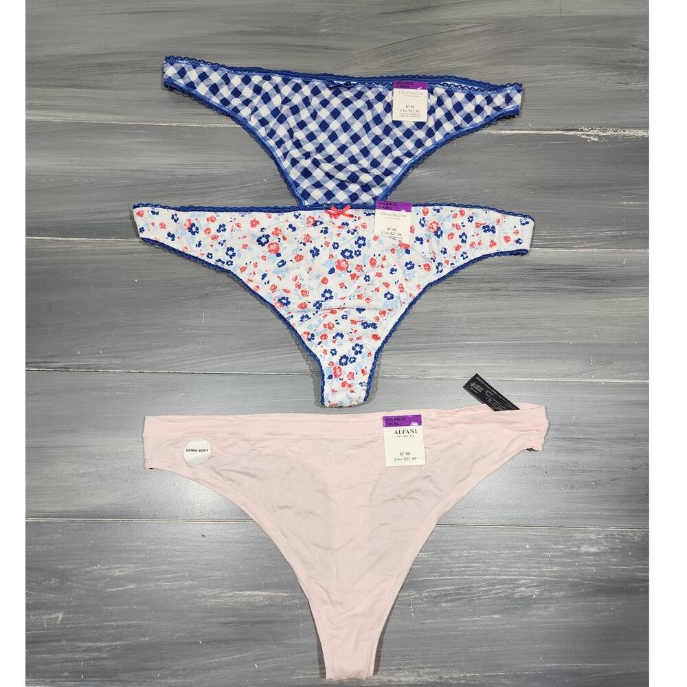 3 Pair‎ of Thong Panties Underwear XXLarge